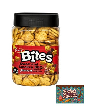 Bites Sweet and Smokey BBQ Tub 250g