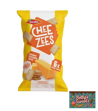 Chee Zees Cheddar 6x Snack Pack