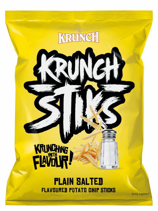 KRUNCH STIKS PLAIN SALT 90g