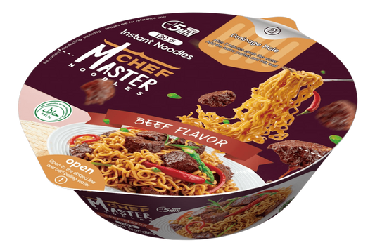 Master Chef Noodles Beef Flavour Bowl 130g