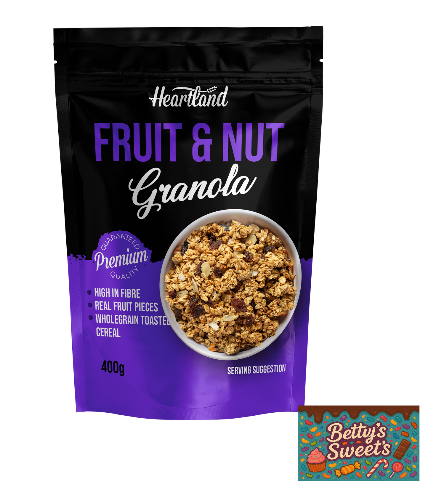 Heartland Fruit & Nut Granola Cereal 400g