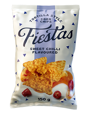 FIESTA CORN CHIPS SWEET CHILLI 150g