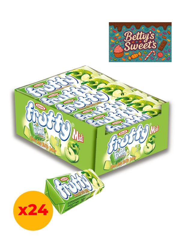 Frutty Midi Apple Flavored Soft Candies 24 Pcs